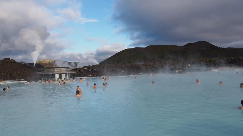 Baignade au Blue Lagoon