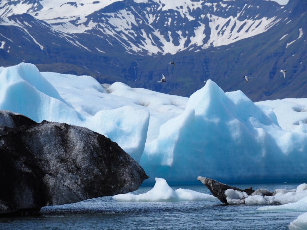 La lagune de Jokulsarlon.