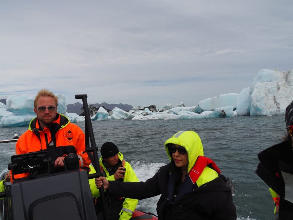 Viste jokulsarlon en zodiac