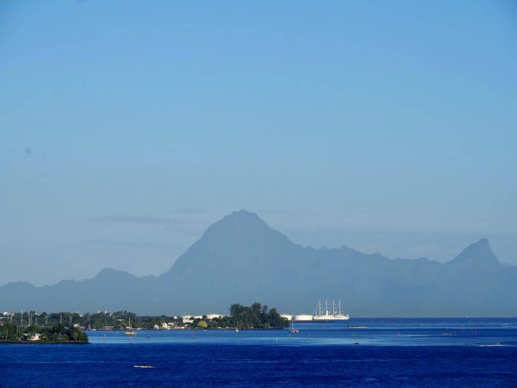 Vue sur Moorea