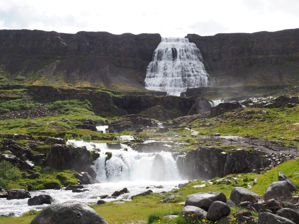 La cascade de Dynjandi