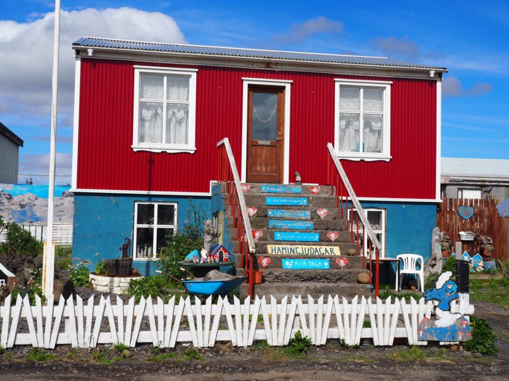 Les maisons colorées d'Holmavik