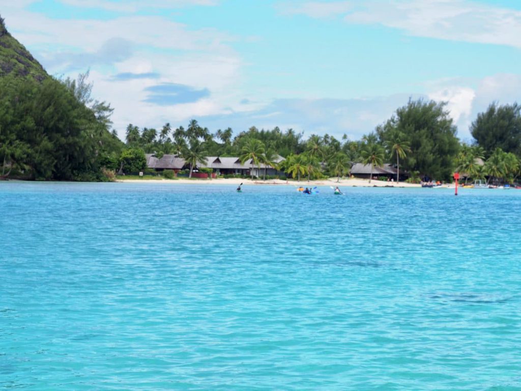 Le lagon de Moorea.