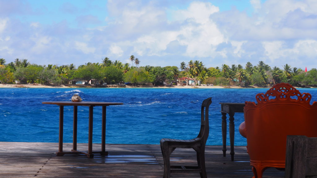 La terrasse du snack des Relais Josephine