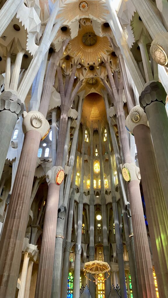 Les colonnes de la Sgrada Familia