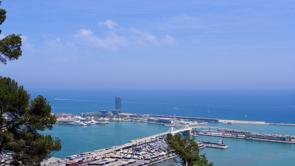 Vue sur Barcelone depuis Monjuic.