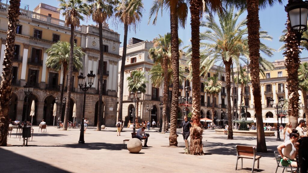 Plaça Del Reial Barcelone