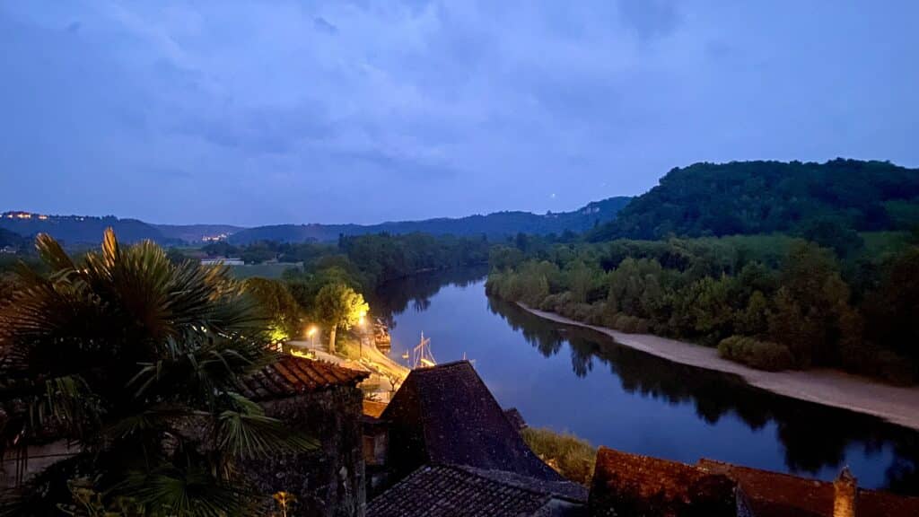 Vue sur la Dordogne depuis La Roque Gageac